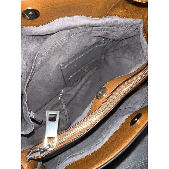 Vince Camuto Convertible Leather Tote Tania Caramel Crisp,Bag - Picture 7 of 9